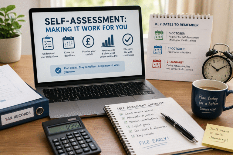 自我評稅（Self Assessment）：及早處理，免增煩惱